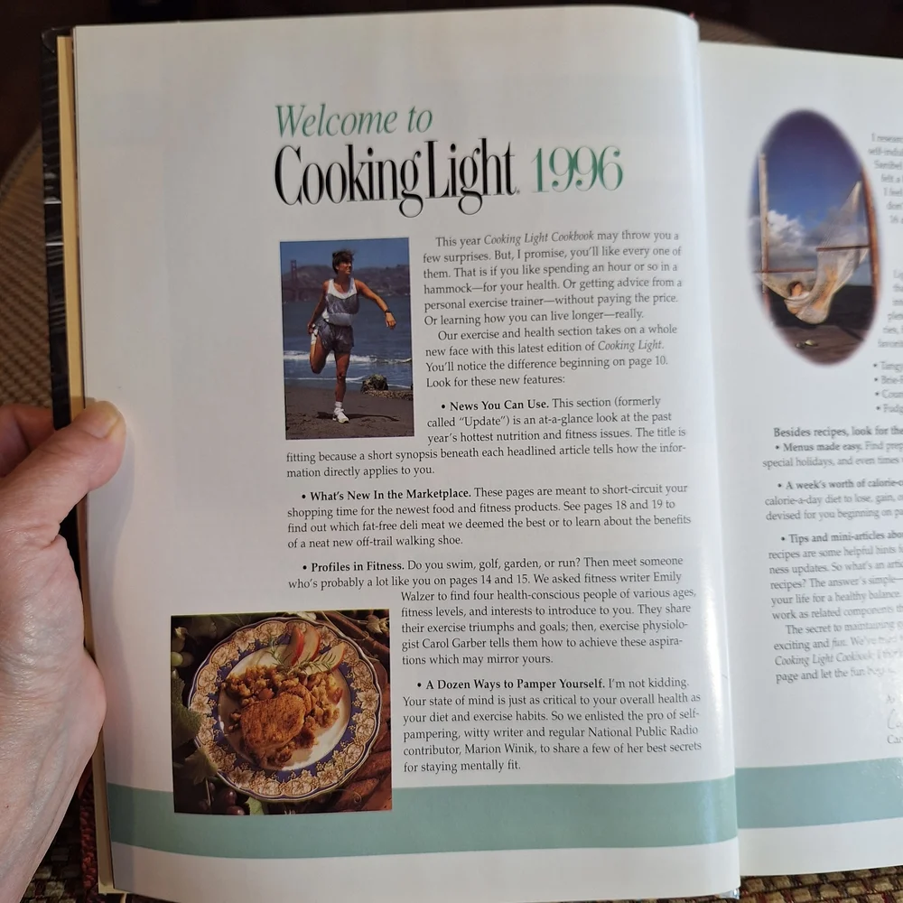 Cooking Light Cookbook 1996 The Way To Wellness